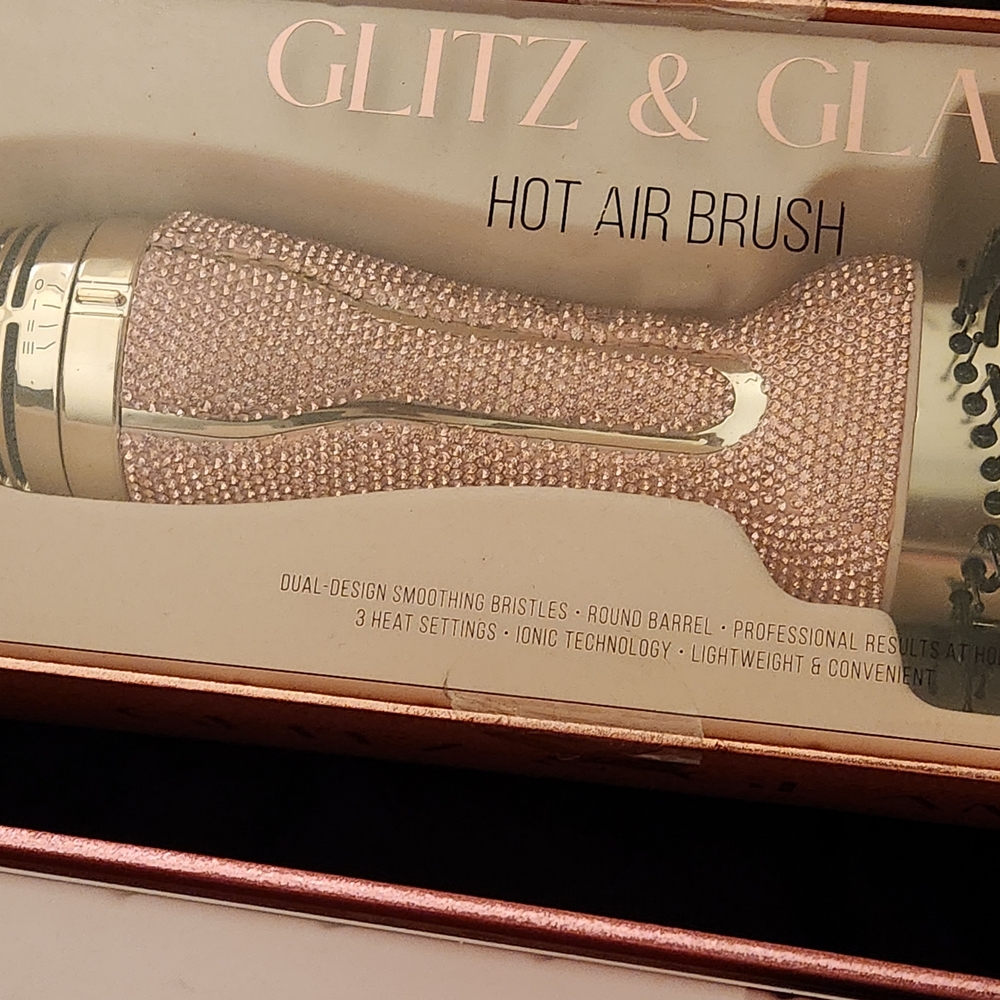 Glitz & Glam Rose Gold Hot Air Brush - Women Hair Tool
